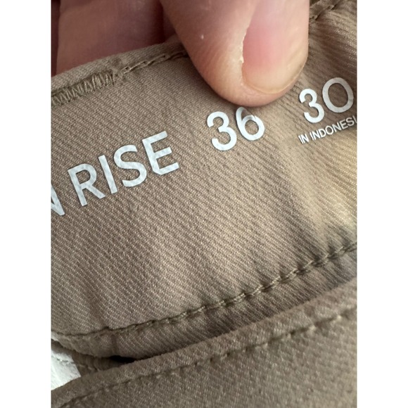 Western Rise Classic Fit Chinos Khaki Tan Pants Mens Size 36x30 - Picture 4 of 14